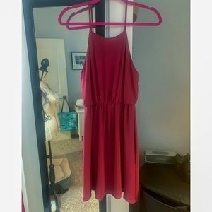 Lush Wine Tank Dress